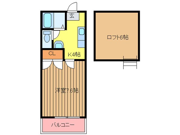 マリンサイド弐番館の物件間取画像